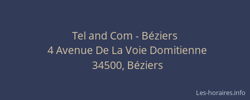 Tel and Com - Béziers