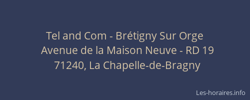 Tel and Com - Brétigny Sur Orge