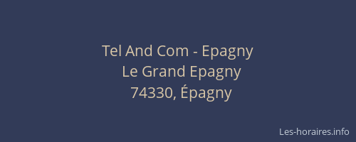 Tel And Com - Epagny