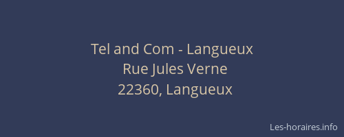 Tel and Com - Langueux