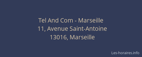 Tel And Com - Marseille