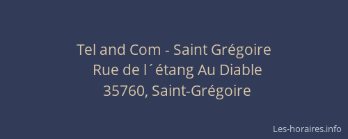 Tel and Com - Saint Grégoire