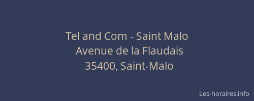Tel and Com - Saint Malo