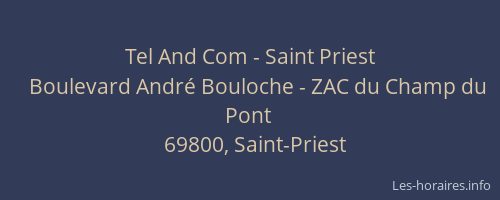 Tel And Com - Saint Priest