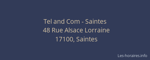 Tel and Com - Saintes