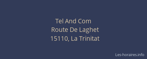 Tel And Com