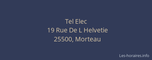 Tel Elec