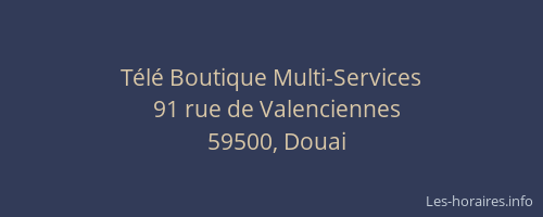 Télé Boutique Multi-Services