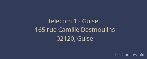 telecom 1 - Guise