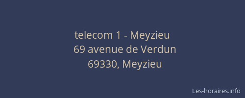telecom 1 - Meyzieu