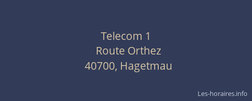 Telecom 1
