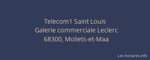 Telecom1 Saint Louis