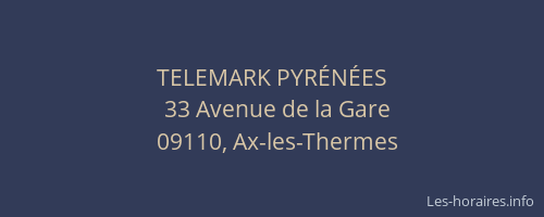 TELEMARK PYRÉNÉES