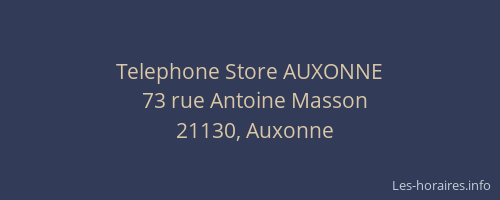 Telephone Store AUXONNE