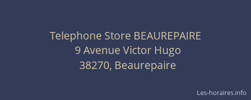 Telephone Store BEAUREPAIRE