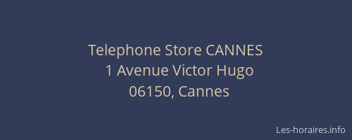 Telephone Store CANNES