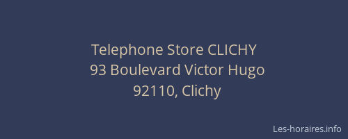 Telephone Store CLICHY