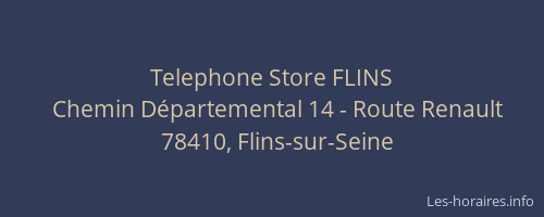 Telephone Store FLINS