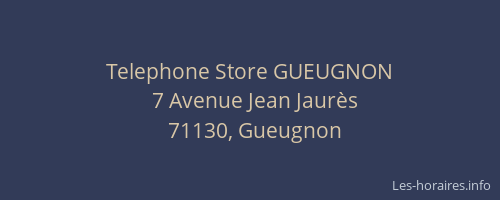 Telephone Store GUEUGNON