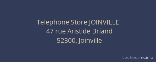 Telephone Store JOINVILLE