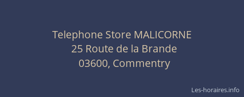Telephone Store MALICORNE