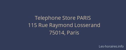 Telephone Store PARIS
