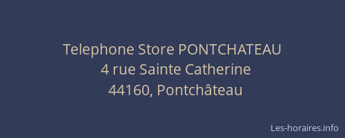 Telephone Store PONTCHATEAU