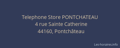 Telephone Store PONTCHATEAU