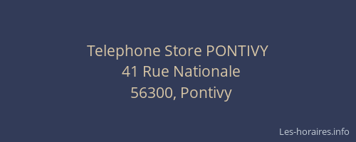 Telephone Store PONTIVY