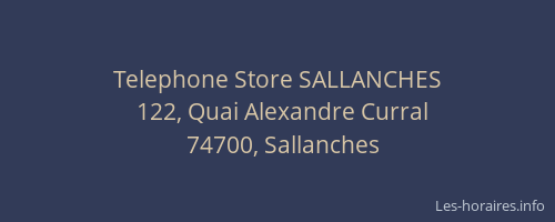 Telephone Store SALLANCHES