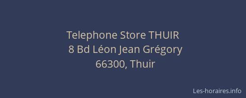 Telephone Store THUIR