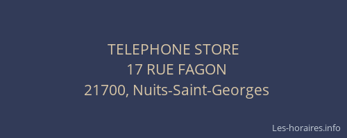TELEPHONE STORE