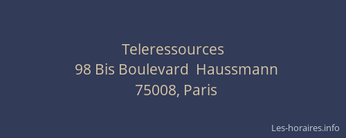 Teleressources
