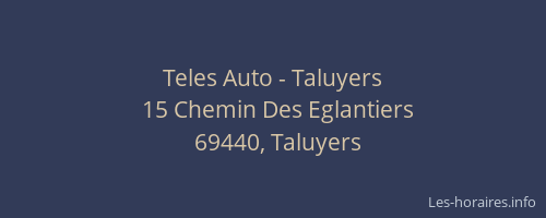 Teles Auto - Taluyers