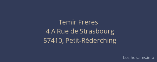Temir Freres