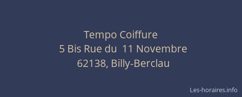 Tempo Coiffure