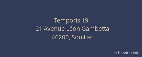 Temporis 19