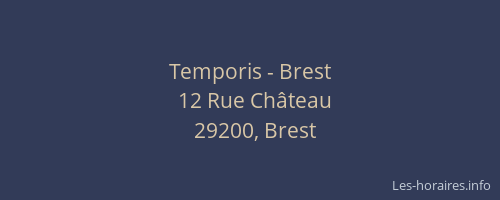 Temporis - Brest