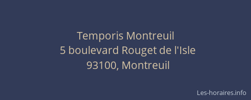 Temporis Montreuil