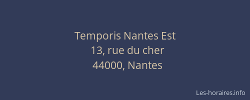 Temporis Nantes Est