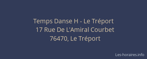 Temps Danse H - Le Tréport