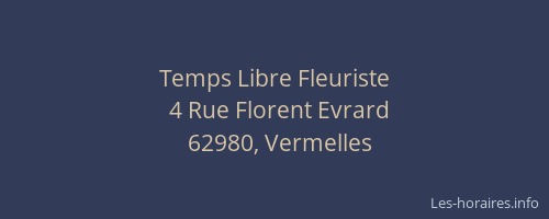Temps Libre Fleuriste
