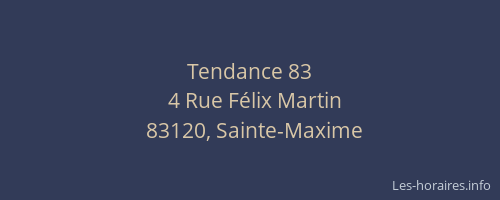 Tendance 83
