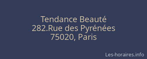 Tendance Beauté