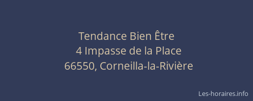 Tendance Bien &Ecirc;tre
