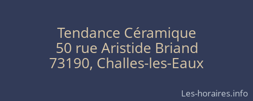 Tendance Céramique
