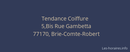 Tendance Coiffure