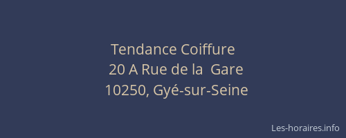 Tendance Coiffure