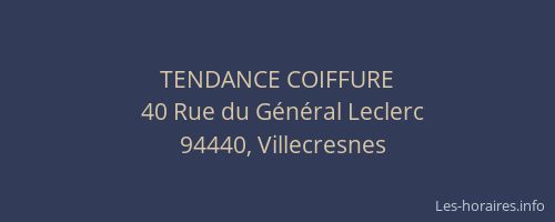 TENDANCE COIFFURE
