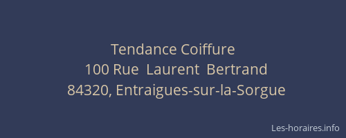 Tendance Coiffure